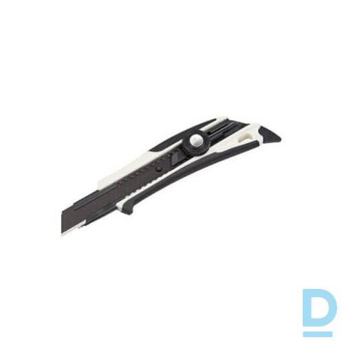 Papīra Nazis Griezējs ar Komfortablu Rokturi un Maiņas Asmeņiem DFC561W DORA Tajima 18 mm Driver Cutter Dial-Blade-Lock Black White Rokas Darba Instrumenti