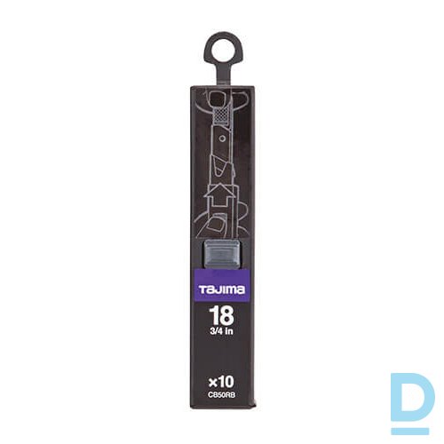 Maiņas Asmeņi Papīra Nažiem CB50RB TAJIMA DORA Razar Black Blades 18 mm Box With 10 Blades Black Rokas Darba Instrumenti