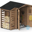 Садовый деревянный шкаф (трехсекционный) WH-TRIO-2,6x1,4