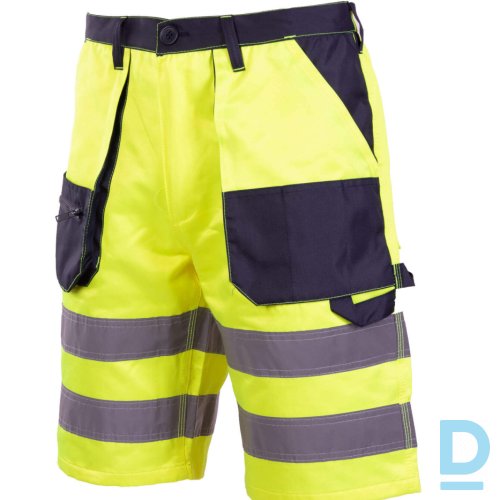Darba Šorti HI-VIS FLASH Brixton Work Shorts Safety Workwear Yellow Atstarotāji Drošības Darba Apģērbs Specapģērbs Darba Šorti HI-VIS FLASH Brixton Work Shorts Safety Workwear Yellow Atstarotāji Drošības Darba Apģērbs Specapģērbs