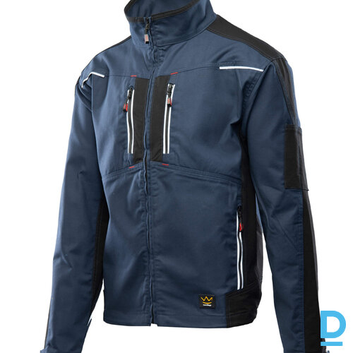 Darba Jaka PRO Seven Kings Flexi Stretch Spandex Velcro Safety Workwear Navy Blue Black Drošības Darba Apģērbs