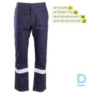 Work Pants for Welders Flame Resistant Antistatic PROFFLAM Work Trousers Safety Workwear Navy Blue Work Clothing Special Clothing