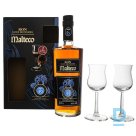For sale Malteco 10YO rum (with glasses) 0,7 L