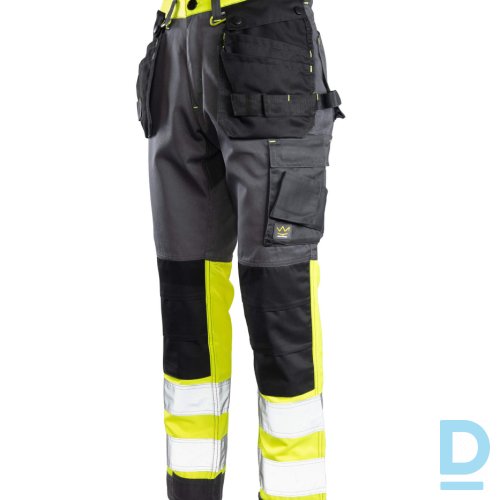 Darba Bikses ar Nokarenām Kabatām Noņemās HI-VIS UPDATED FLASH Seven Kings Work Trousers Yellow Grey Drošības Darba Apģērbi Specapģērbi Darba Bikses ar Nokarenām Kabatām Noņemās HI-VIS UPDATED FLASH Seven Kings Work Trousers Yellow Grey Drošības Darba Apģērbi Specapģērbi