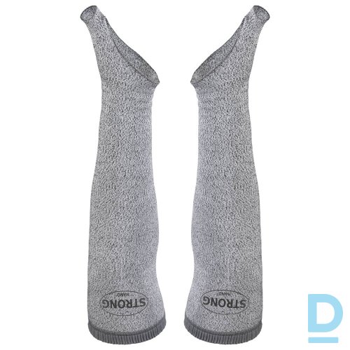 Darba Pretgriezuma Aizsargpiedurknes 2 gab CARACAS Stronghand 45 cm Sleeves Elastane Breathable Cut Resistance Grey GERMANY Darba Aizsardzības Aksesuārs