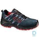 Darba Kurpes Zamšādas MALIBU LOW SIR S1P FO LG SR EVA 3D TEX PU Breathable Anti Shock Black Red ITALY Drošības Darba Apavi