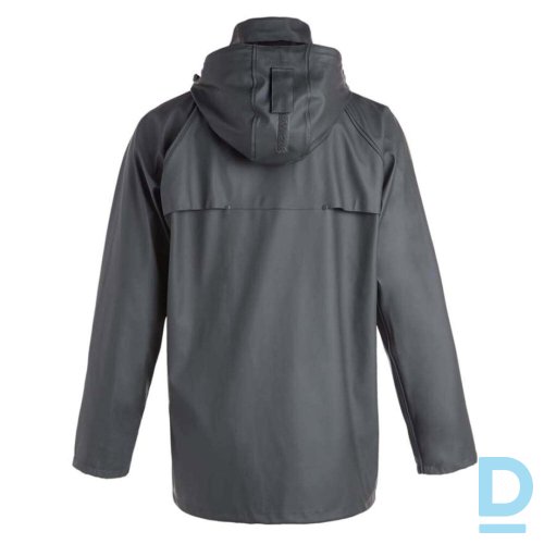 Darba Jaka Pagarināta Lietus Ūdensdroša TUNA Nine Worths FlexyDry Rain Coat Jacket Waterproof Unisex PU PVC Olive FRANCE Darba Apģērbs Specapģērbs