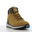 Darba Puszābaki Ādas STREET Safety Jogger WR Waterproof 3D Mesh Breathable Membrane Camel Yellow BELGIUM Drošības Darba Apavi