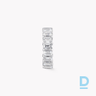 For sale Graff Emerald Cut Diamond Wedding Band