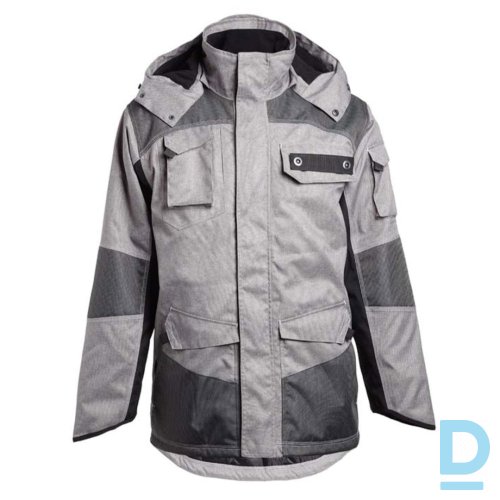Darba Jaka Parka Ūdensdroša GUILLAUMET Nine Worths Multipocket Longer Back Oxford Tech Ripstop PU Waterproof Grey FRANCE Darba Apģērbi Darba Jaka Parka Ūdensdroša GUILLAUMET Nine Worths Multipocket Longer Back Oxford Tech Ripstop PU Waterproof Grey FRANCE Darba Apģērbi