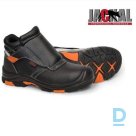 Darba Puszābaki Metinātājiem TEMPS MS 270 S3 HRO SRC Welder Work Boots Black Orange Drošības Darba Apavi Specapavi