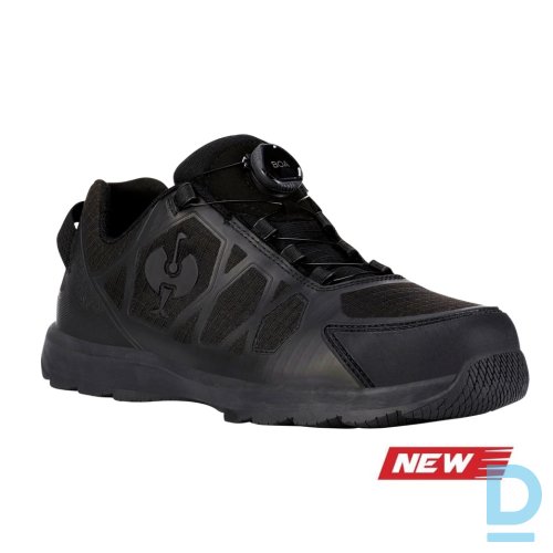 Darba Kurpes Sneakers Boa Fit BAHAM Engelbert Strauss S1 FO SRA EVA Antistatic Fuel Resistant Heat Resistant Black GERMANY Drošības Darba Apavi