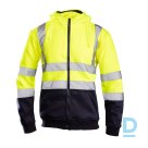 Рабочая куртка на флисовой подкладке HI-VIS FLASH Рабочая куртка Brixton Желтая, Темно-синяя Защитная спецодежда Специальная одежда