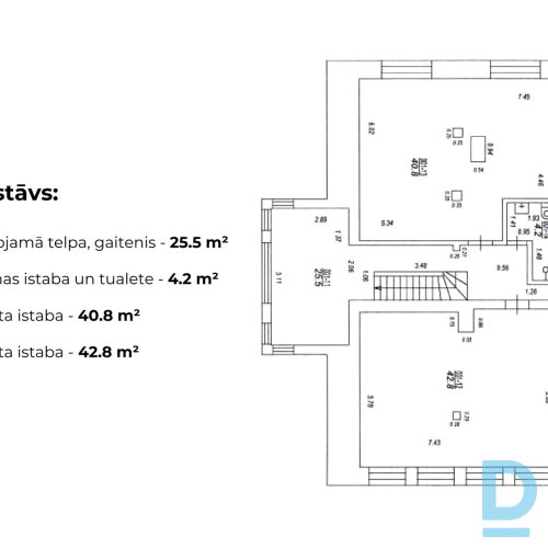 Kvalitatīvi celta divstāvu privātmāja ar plašu pagrabstāvu un labiekārtotu 2270 