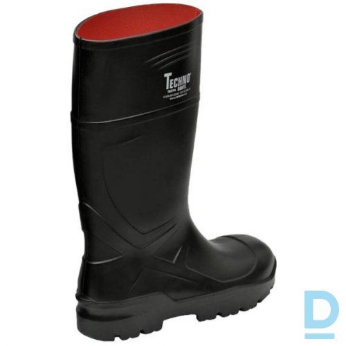 Darba Zābaki Gumijas PU Poliuretāna Viegli OTRA Techno PU SRC S5 CI Working PU Boots Lightweight Black GERMANY Drošības Darba Apavi