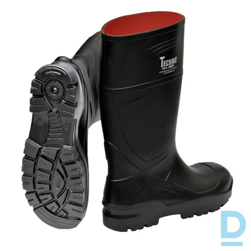 Darba Zābaki Gumijas PU Poliuretāna Viegli OTRA Techno PU SRC S5 CI Working PU Boots Lightweight Black GERMANY Drošības Darba Apavi