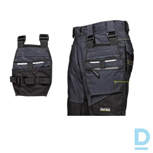 Darba Bikses ar Nokarenām Kabatām SIR PRO CANVAS MC2561 C4 Flexi Stretch 500D Oxford Cordura Black ITALY Drošības Darba Apģērbi Darba Bikses ar Nokarenām Kabatām SIR PRO CANVAS MC2561 C4 Flexi Stretch 500D Oxford Cordura Black ITALY Drošības Darba Apģērbi