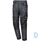 Рабочие брюки с подвесными карманами SIR PRO CANVAS MC2561 C4 FLEXI Stretch 500D Oxford Cordura Grey Black ИТАЛИЯ Защитная рабочая одежда