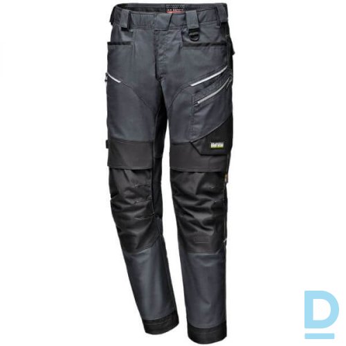 Darba Bikses ar Nokarenām Kabatām SIR PRO CANVAS MC2561 C4 FLEXI Stretch 500D Oxford Cordura Grey Black ITALY Drošības Darba Apģērbs Darba Bikses ar Nokarenām Kabatām SIR PRO CANVAS MC2561 C4 FLEXI Stretch 500D Oxford Cordura Grey Black ITALY Drošības Darba Apģērbs