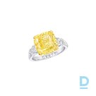 Продают Graff Promise Cushion Cut Yellow Diamond Engagement Ring