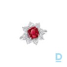 For sale Graff Cushion Cut Ruby High Jewellery Ring