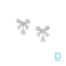 For sale Graff Tilda’s Bow Baguette Cut Diamond Drop Earrings