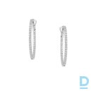 For sale Graff Round Diamond Large Hoop Earrings