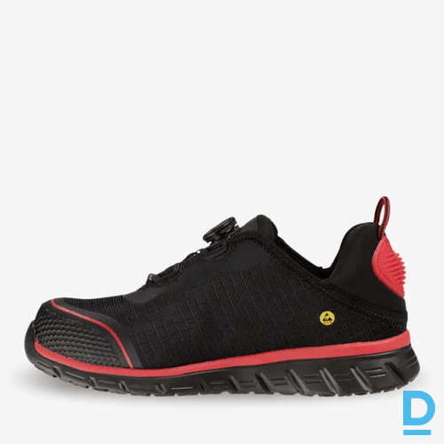 Darba Kurpes Vieglas Faster Closure System ACDC LIGERO2 Safety Jogger S1P ESD SRC Oil and Fuel Resistant Outsole Black Red BELGIUM Drošības Darba Apavi Darba Kurpes Vieglas Faster Closure System ACDC LIGERO2 Safety Jogger S1P ESD SRC Oil and Fuel Resistant Outsole Black Red BELGIUM Drošības Darba Apavi
