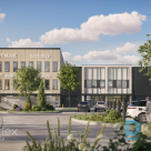 New Class A Stock Office facilities, combining office, shop, and warehouse spaces in a single building, will be available in Dreiliņi starting July 1, 2024