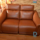 Deutch mobel leather sofa for sale. Sofa-recliner