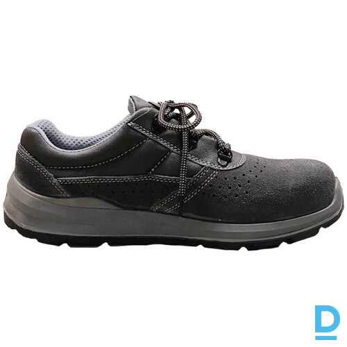 Darba Kurpes Zamšādas AIRFOBIA LOW SIR S1P SRC PU EVA Soft Dry Plus Antistatic Breathable Grey ITALY Drošības Darba Apavi