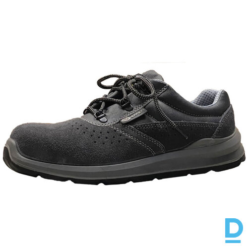 Darba Kurpes Zamšādas AIRFOBIA LOW SIR S1P SRC PU EVA Soft Dry Plus Antistatic Breathable Grey ITALY Drošības Darba Apavi