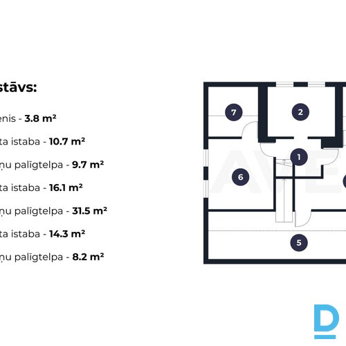 Divstāvu privātmāja ar 14.8 ha zemes gabalu 20 minūšu braucienā no Alūksnes.Koka