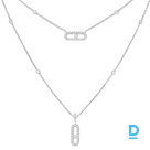 Pārdod Messika Move Uno 2 Rows Pavé