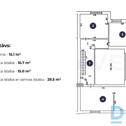 Pārdošanā dvīņu mājas puse ar 4 istabām un labiekārtotu zemes gabalu Ādažos.Vieg