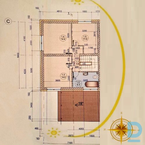 Izīrē māju Ūdru iela, Mārupe, Mārupes pagasts, Mārupes novads, Latvija, 130m²