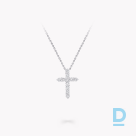 For sale Graff Round Diamond Cross Small Pendant 