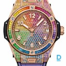 Продают Hublot Big Bang One Click Rainbow King Gold 39
