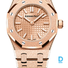 Pārdod Audemars Piguet Royal Oak Mini Frosted Gold Quartz