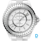 Pārdod Chanel J12 Baguette Diamond Bezel Watch 