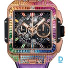 For sale Hublot Square Bang Unico King Gold Rainbow