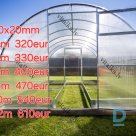 Polycarbonate greenhouses