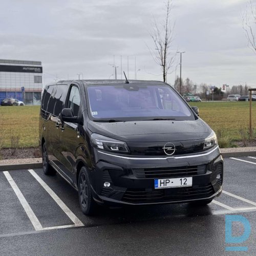 Piedāvā Opel Zafira Life Mikroautobusu noma