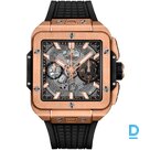 Pārdod Hublot Square Bang Unico King Gold 