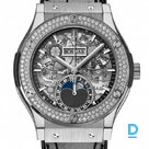 For sale Hublot Classic Fusion 42 Aerofusion Moonphase Titanium Diamonds