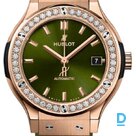 For sale Hublot Classic Fusion 38 Racing Green Diamonds 