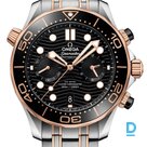 For sale Omega Seamaster Diver 300M Co-Axial Master Chronometer Chronograph 44 mm
