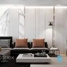 Квартира на втором этаже: жилая площадь - 117,28 m², терраса - 13,35 m² Первая линия у моря! Квартиры премиум класса в Дзинтари! Аромат вековых сосен, теплый и легкий ветерок, доставляющий ощущение слегка соленого моря - это Юрмала