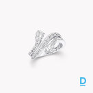 Pārdod Graff Duet Triple Row Diamond Ring