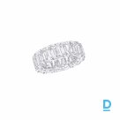Pārdod Graff Emerald Cut Diamond Wedding Band (Size 52)